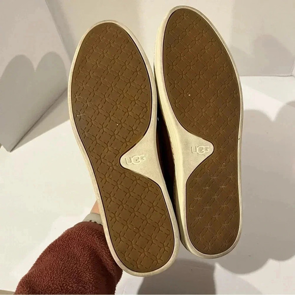 Ugg Australia Hadria Croco Lonely Hearts Slip Wingtip Loafer Brown Womens Size 9 - Picture 6 of 7